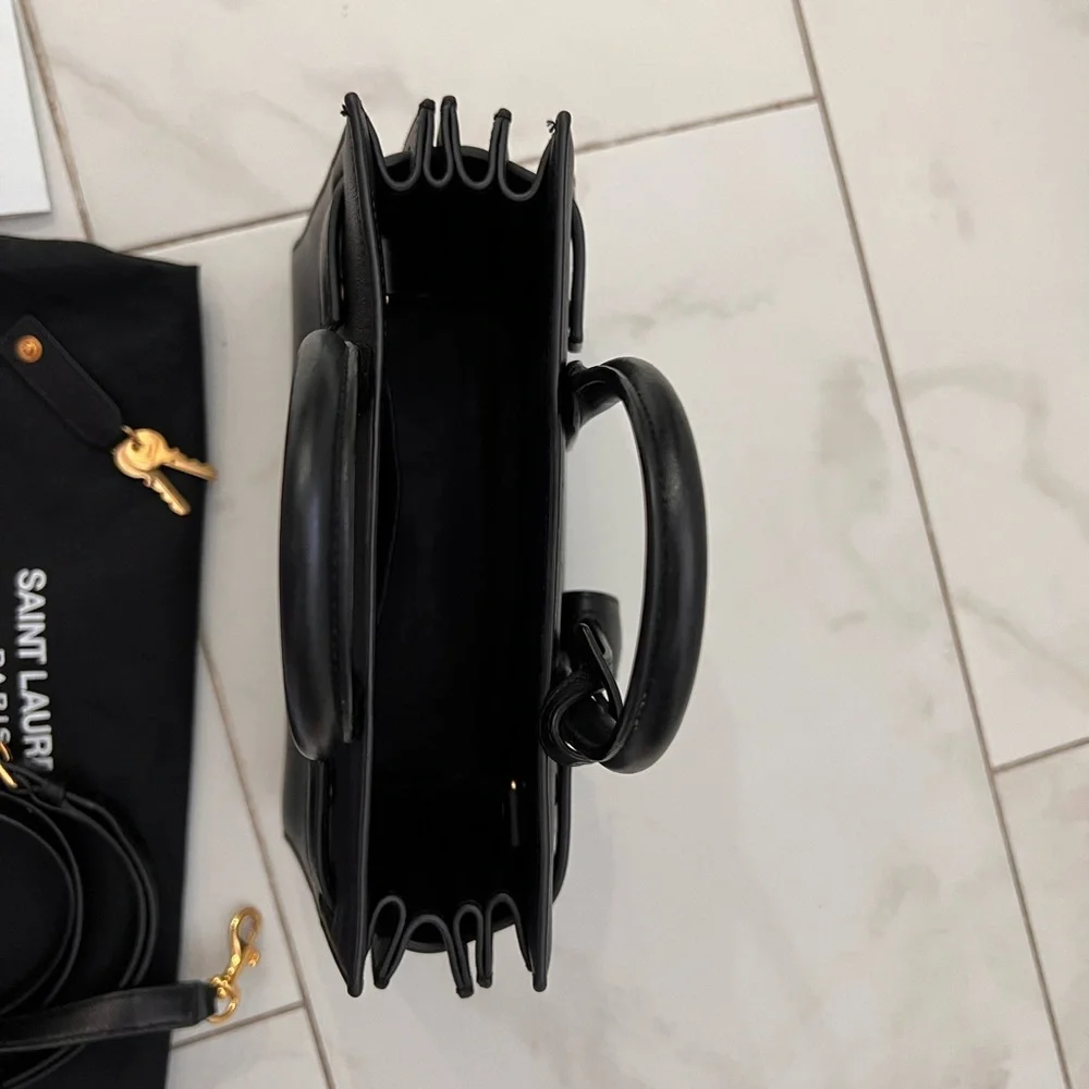 ❌SOLD❌ YSL NANO SAC DU JUOR. GOLD HARDWARE. SMOOTH LEATHER - Picture 8 of 14